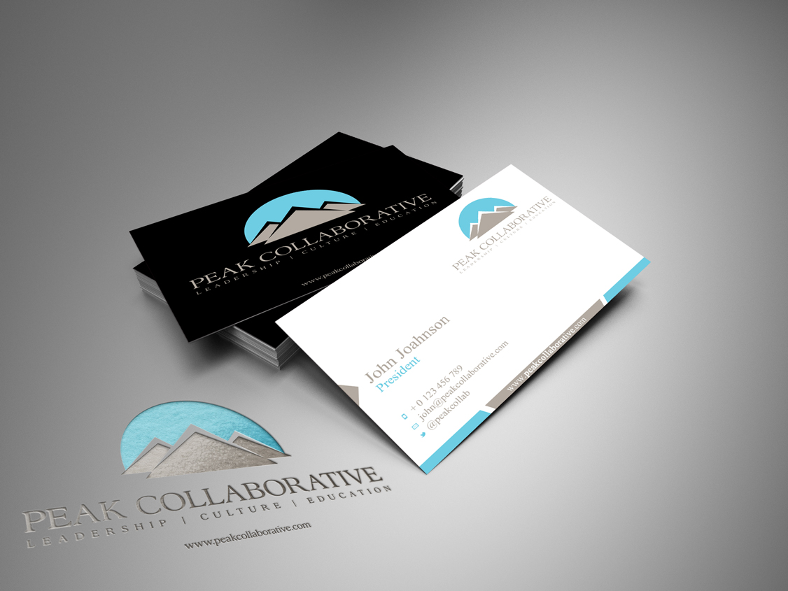 Business Card Design by creativedesign for Peak Collaborative | Design #1333526