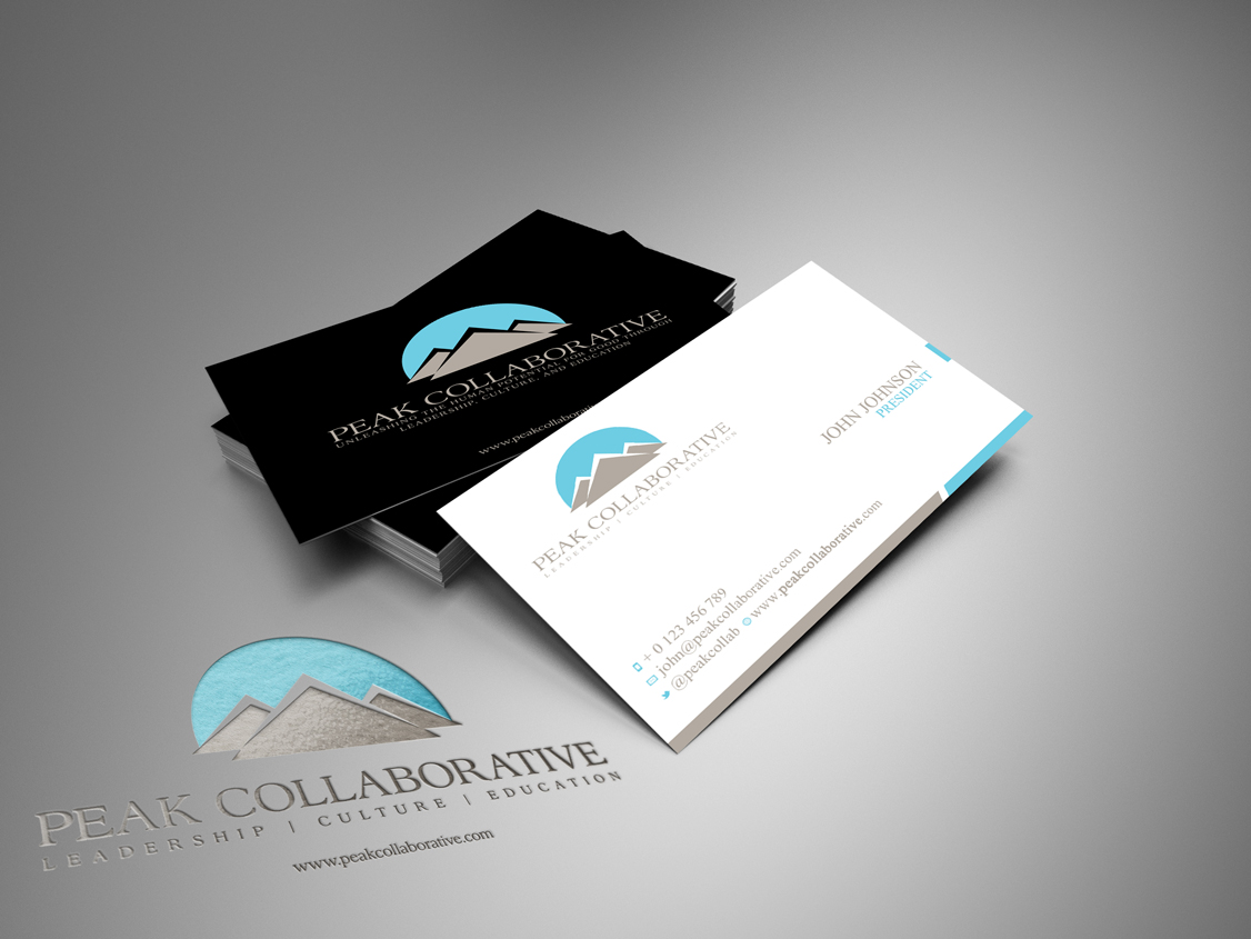 Business Card Design by creativedesign for Peak Collaborative | Design #1333528
