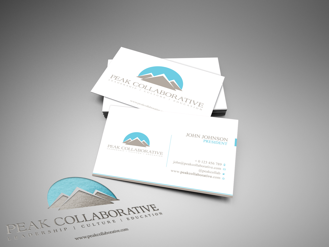 Business Card Design by creativedesign for Peak Collaborative | Design #1333530
