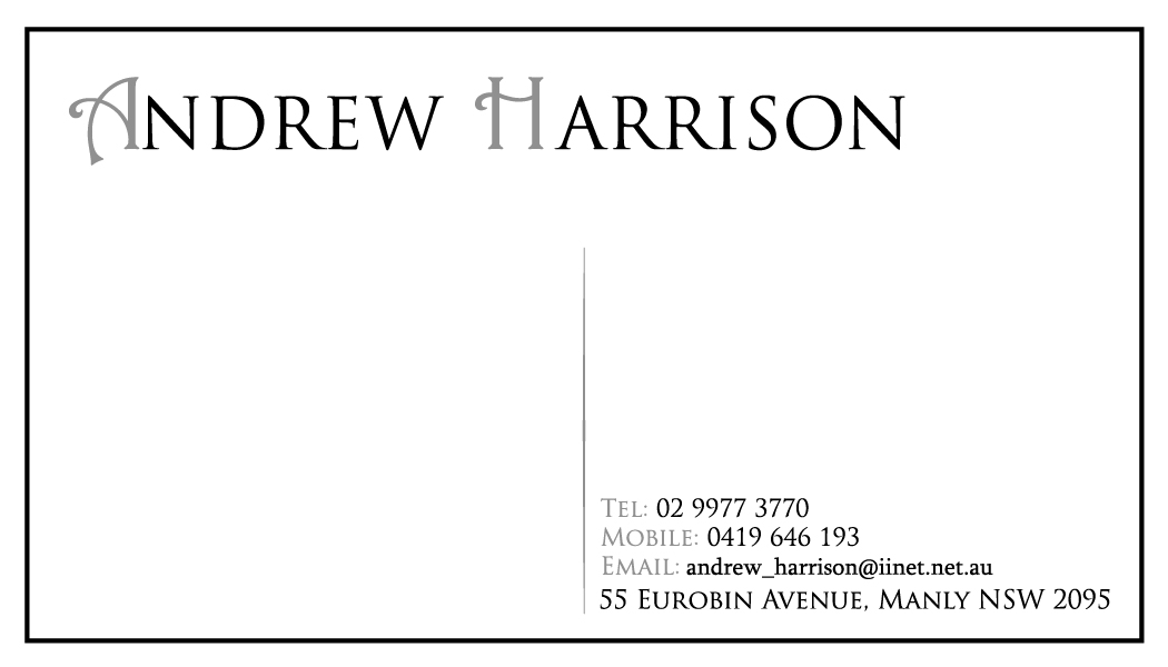 Diseño de Tarjeta de Presentación por Quin Lim para este proyecto | Diseño #4698536