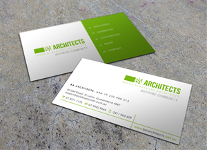 Diseño de Tarjeta de Presentación por Eggo May P para BA Architects | Diseño: #4744580