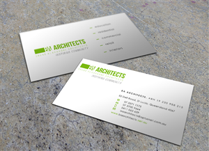 Bussiness Card- BA Architects | Business Card Design by Eggo May P