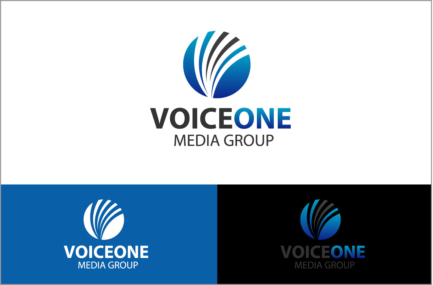 Logo Design by Bullseye Pixel for Voice One Media Group | Design #1587229