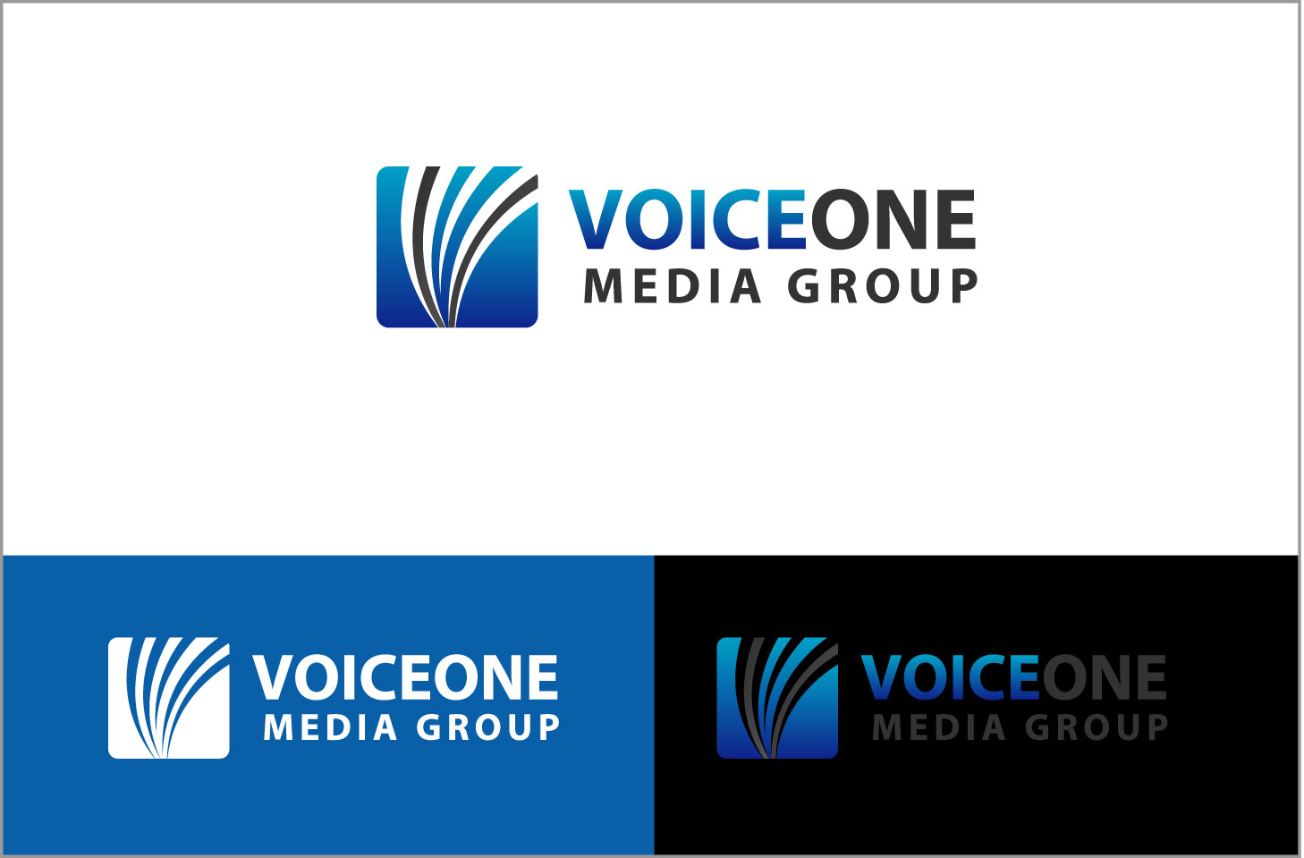 Logo Design by Bullseye Pixel for Voice One Media Group | Design #1599022
