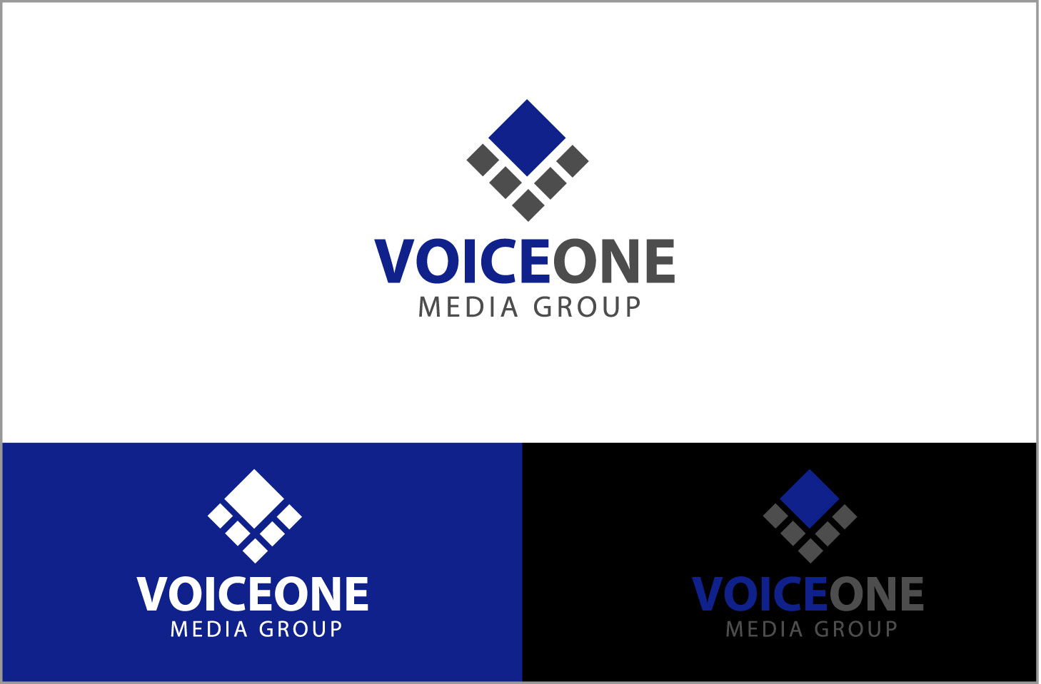 Logo Design by Bullseye Pixel for Voice One Media Group | Design #1601686