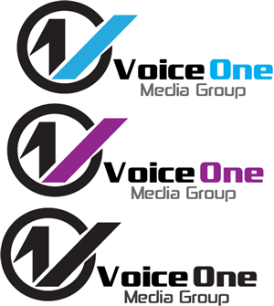 Diseño de Logo por Krow para Voice One Media Group | Diseño: #1620177