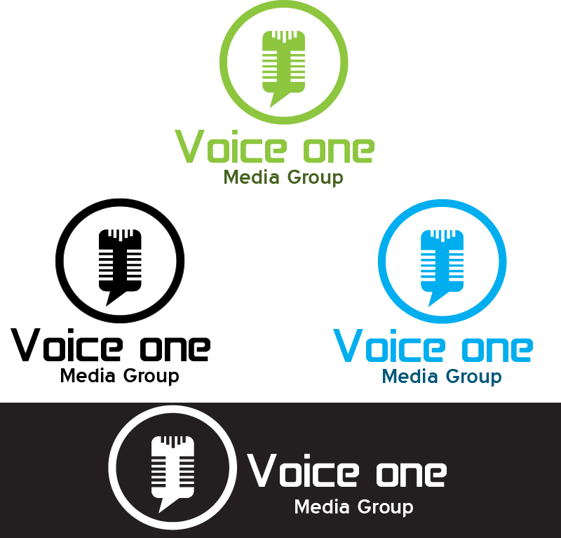 Design de Logo par Krow pour Voice One Media Group | Design #1655842