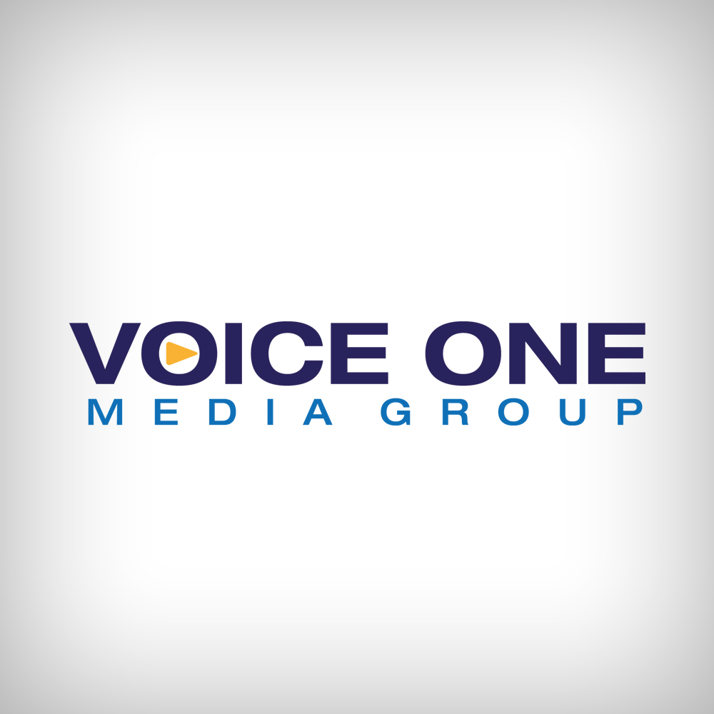 Diseño de Logo por Bonaro Designs para Voice One Media Group | Diseño #1537617
