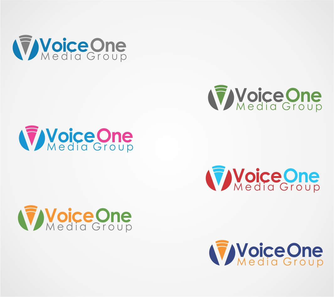 Logo Design by Naavyd for Voice One Media Group | Design #1495115