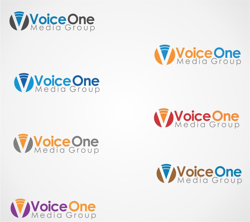 Logo Design by Naavyd for Voice One Media Group | Design #1505354