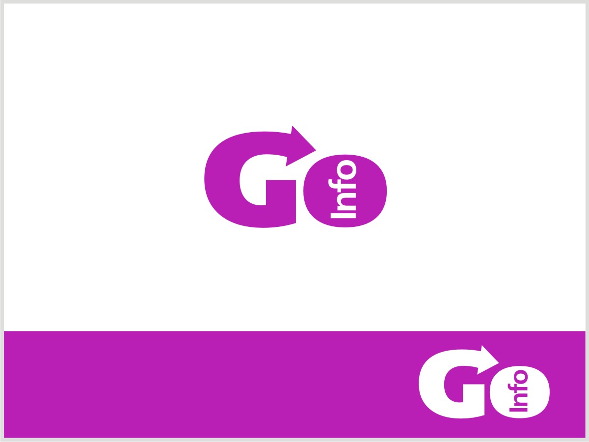 Logo Design by Anton@Lehnz for GoInfo | Design #231120