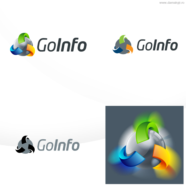 Logo Design by damakyjr for GoInfo | Design #227020