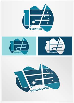 Logo Design by artsterdam for 123 Migration Pty Ltd | Design: #4715423