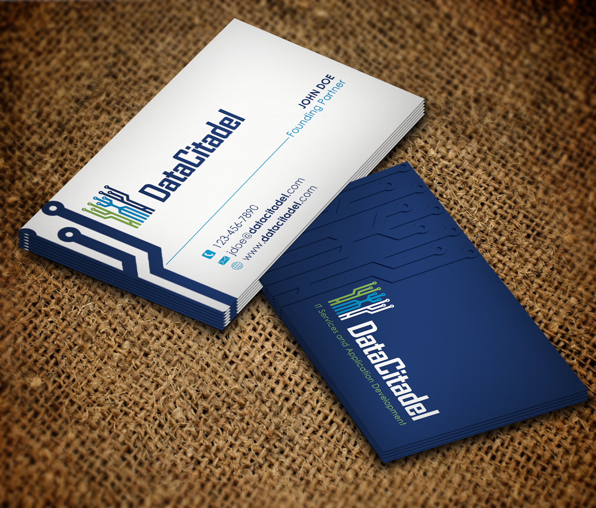 Business Card Design by GTools for Data Citadel, LLC | Design: #4782247