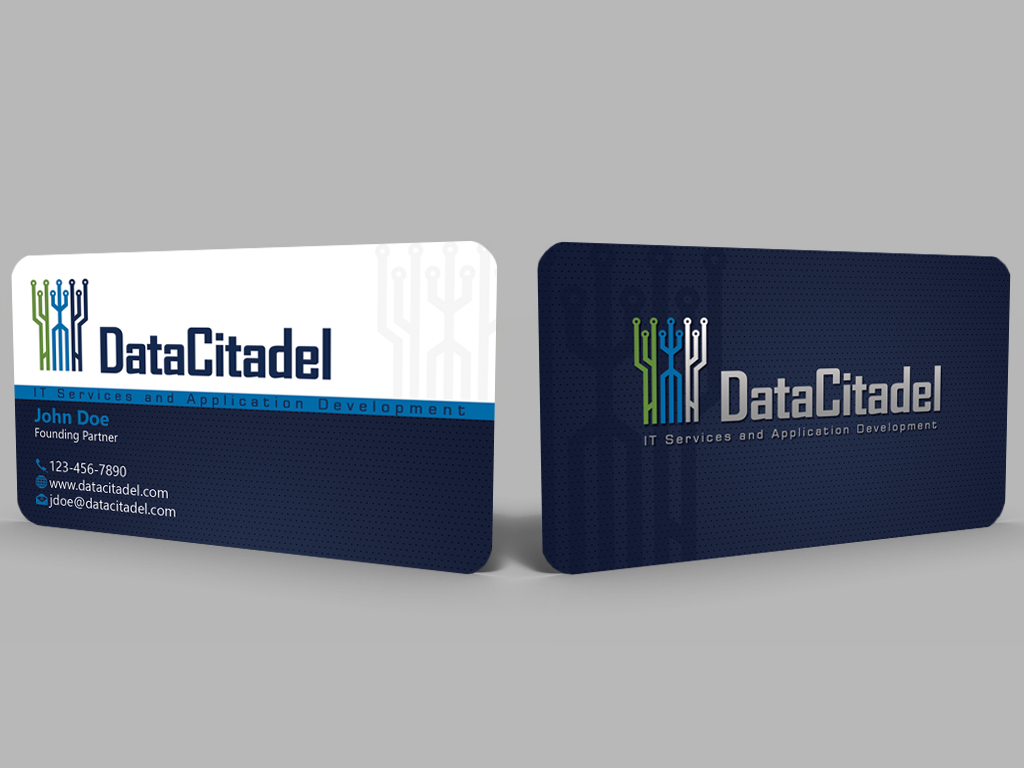 Business Card Design by Hardcore Design for Data Citadel, LLC | Design #4781938