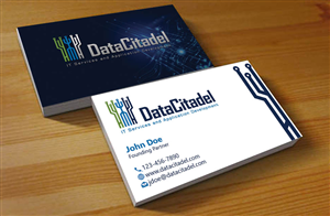 Business Card Design by Hardcore Design for Data Citadel, LLC | Design: #4782098