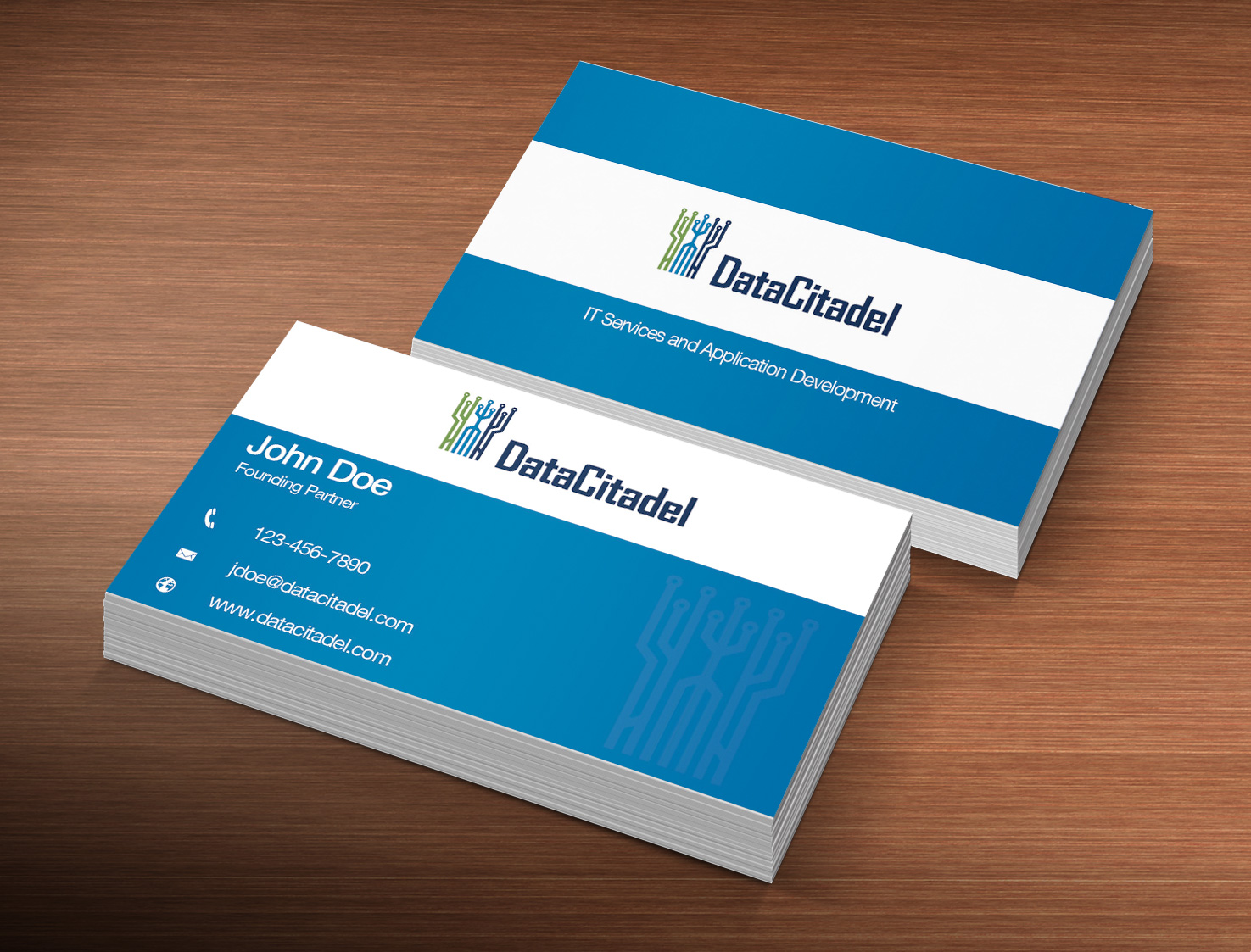 Diseño de Tarjeta de Presentación por Lanka Ama para Data Citadel, LLC | Diseño #4779030