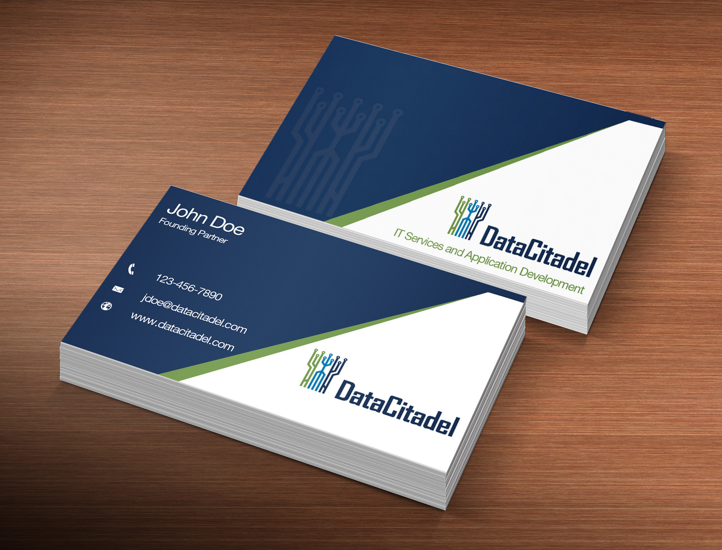 Diseño de Tarjeta de Presentación por Lanka Ama para Data Citadel, LLC | Diseño #4779034