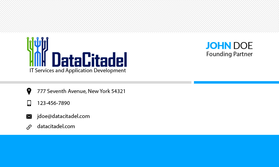 Business Card Design by snowymasterdesigns for Data Citadel, LLC | Design #4778933