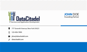 Business Card Design by snowymasterdesigns for Data Citadel, LLC | Design: #4778933