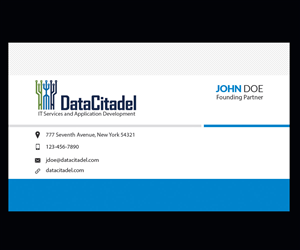 Business Card Design by snowymasterdesigns for Data Citadel, LLC | Design: #4778937