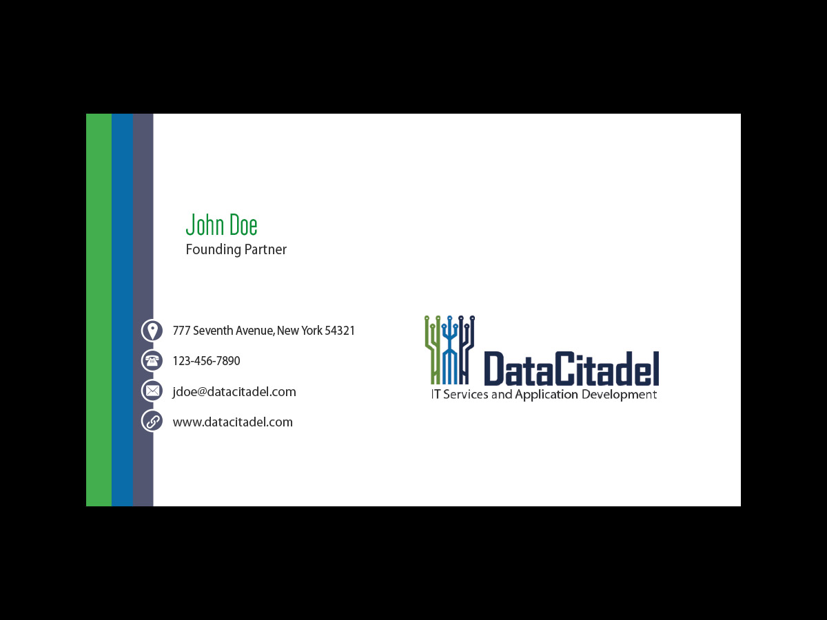Business Card Design by snowymasterdesigns for Data Citadel, LLC | Design #4779043