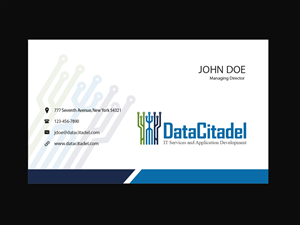 Business Card Design by snowymasterdesigns for Data Citadel, LLC | Design: #4779235