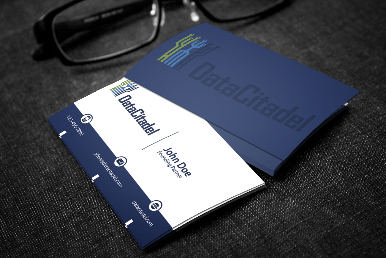 Business Card Design by Stylez Designz for Data Citadel, LLC | Design #4783766