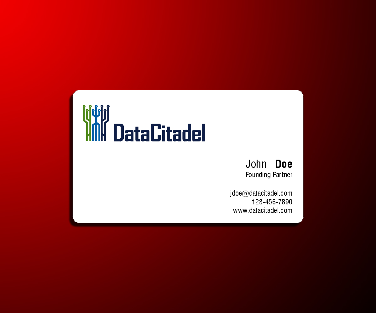 Diseño de Tarjeta de Presentación por DZINO para Data Citadel, LLC | Diseño #4782455
