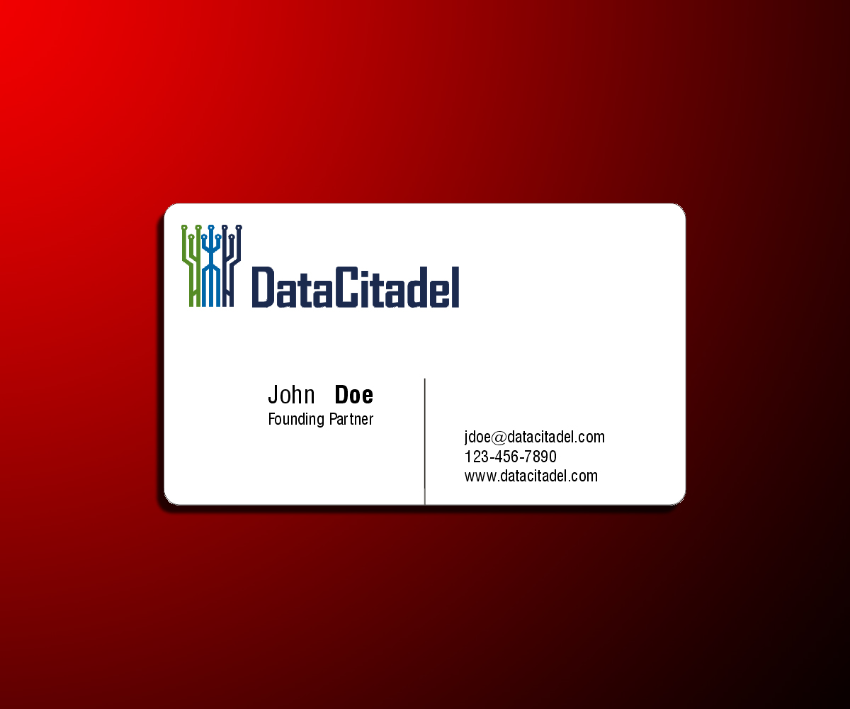 Business Card Design by DZINO for Data Citadel, LLC | Design #4782461