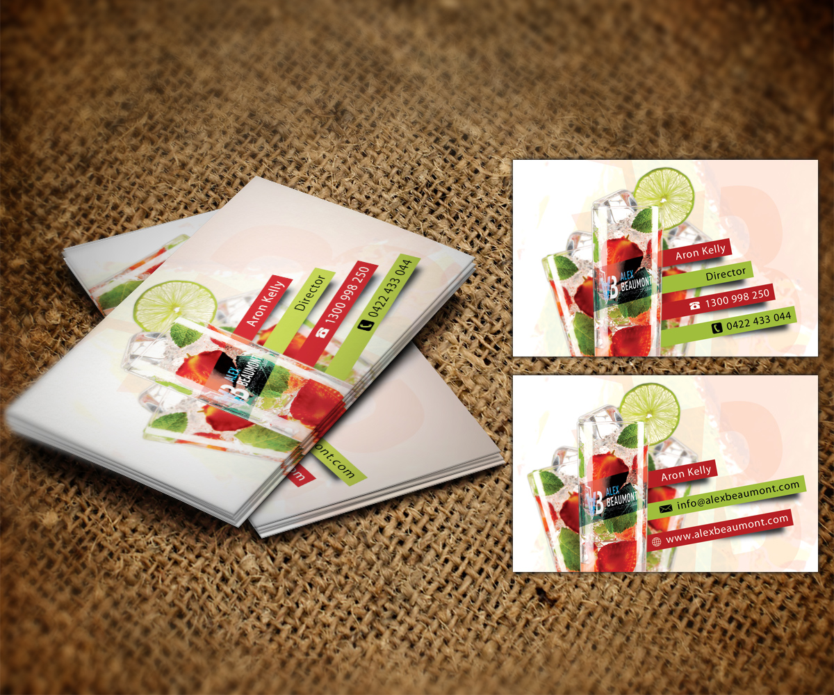 Diseño de Tarjeta de Presentación por bmaverick para Alex Beaumont Hospitality College | Diseño #1401291