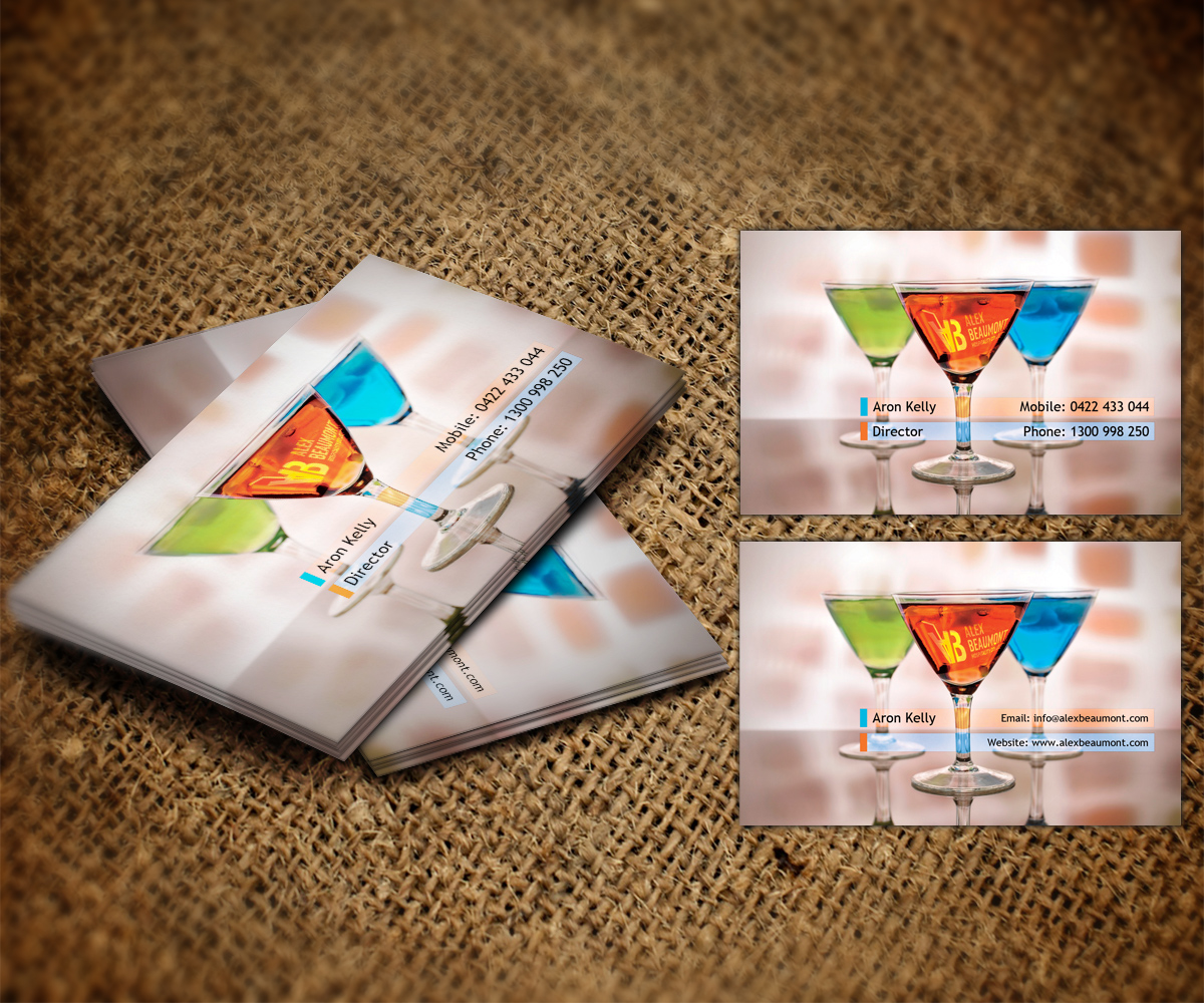 Diseño de Tarjeta de Presentación por bmaverick para Alex Beaumont Hospitality College | Diseño #1401749