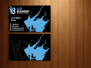Visitenkarten-Design von Anoran101 für Alex Beaumont Hospitality College | Design: #1468281