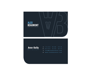 Business Card Design by GliderGraphx for Alex Beaumont Hospitality College | Design: #1337531