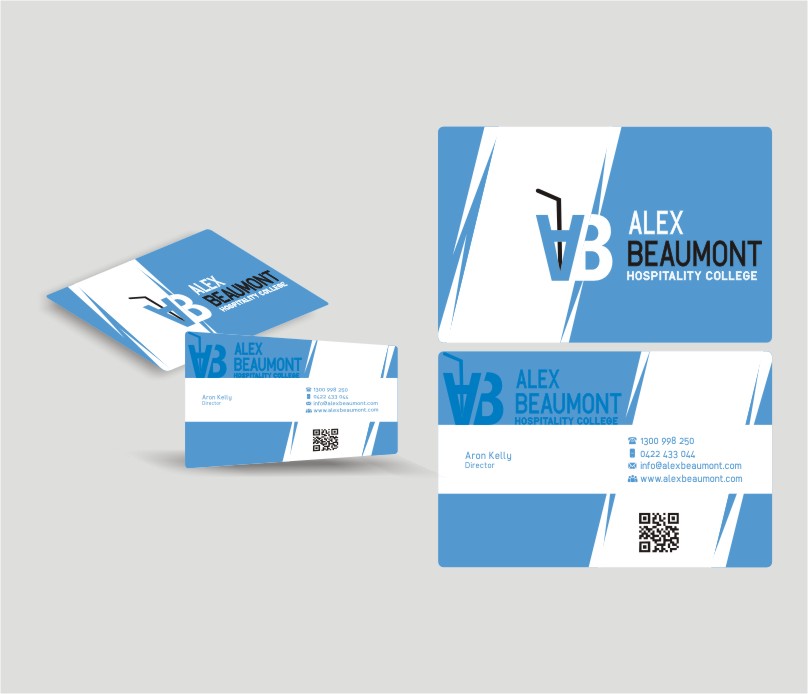 Business Card Design by lrbalaji for Alex Beaumont Hospitality College | Design #1340530