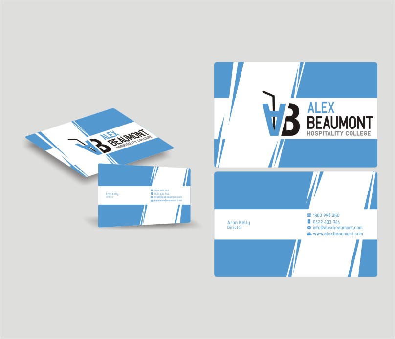 Business Card Design by lrbalaji for Alex Beaumont Hospitality College | Design #1340536