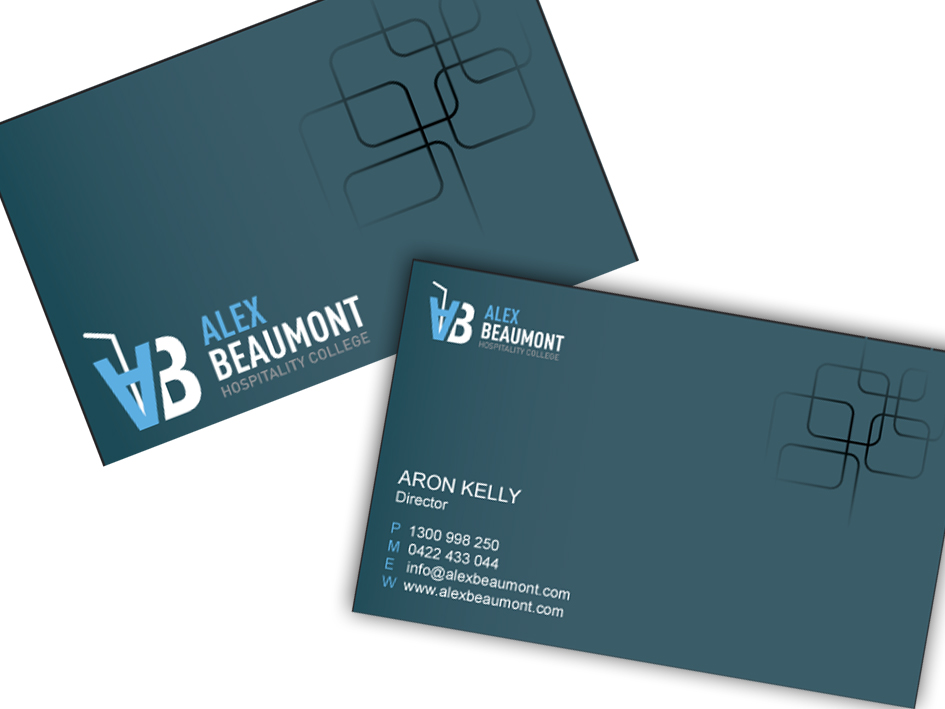 Diseño de Tarjeta de Presentación por whitepaper para Alex Beaumont Hospitality College | Diseño #1362167