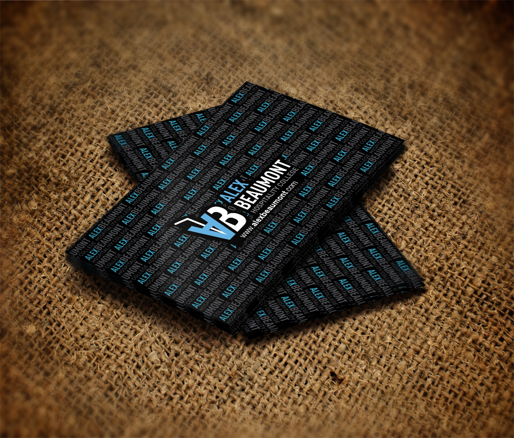 Business Card Design by diRtY.EMM for Alex Beaumont Hospitality College | Design #1348226