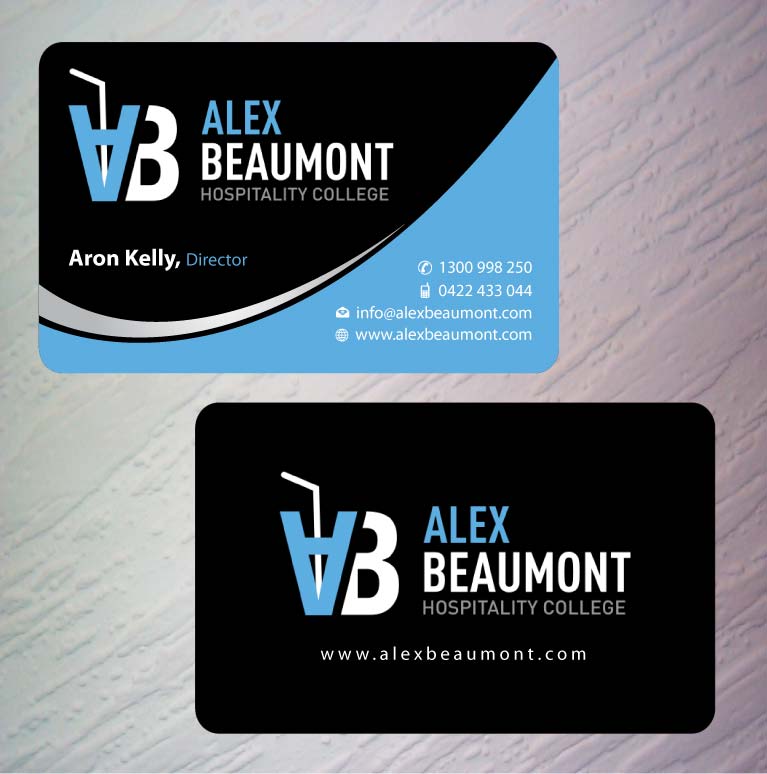 Diseño de Tarjeta de Presentación por Sbss para Alex Beaumont Hospitality College | Diseño #1337665