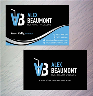 Visitenkarten-Design von Sbss für Alex Beaumont Hospitality College | Design: #1337672