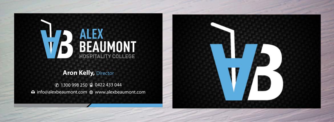 Visitenkarten-Design von Sbss für Alex Beaumont Hospitality College | Design #1337673