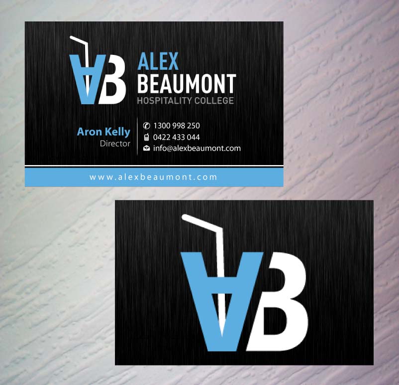 Diseño de Tarjeta de Presentación por Sbss para Alex Beaumont Hospitality College | Diseño #1337676