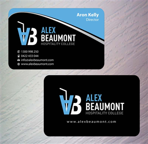 Visitenkarten-Design von Sbss für Alex Beaumont Hospitality College | Design: #1337684