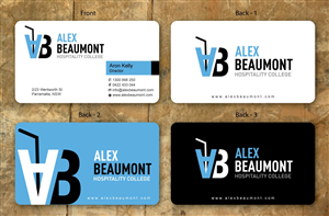 Visitenkarten-Design von Sbss für Alex Beaumont Hospitality College | Design: #1338986
