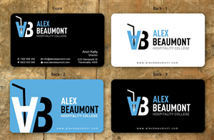 Visitenkarten-Design von Sbss für Alex Beaumont Hospitality College | Design: #1338996