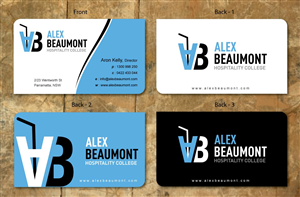 Visitenkarten-Design von Sbss für Alex Beaumont Hospitality College | Design: #1339013