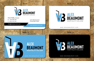 Visitenkarten-Design von Sbss für Alex Beaumont Hospitality College | Design: #1339023