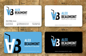 Visitenkarten-Design von Sbss für Alex Beaumont Hospitality College | Design: #1339025