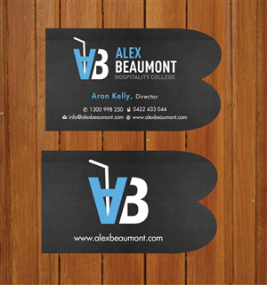 Business Card Design by Sbss for Alex Beaumont Hospitality College | Design: #1339031