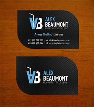 Business Card Design by Sbss for Alex Beaumont Hospitality College | Design: #1339036